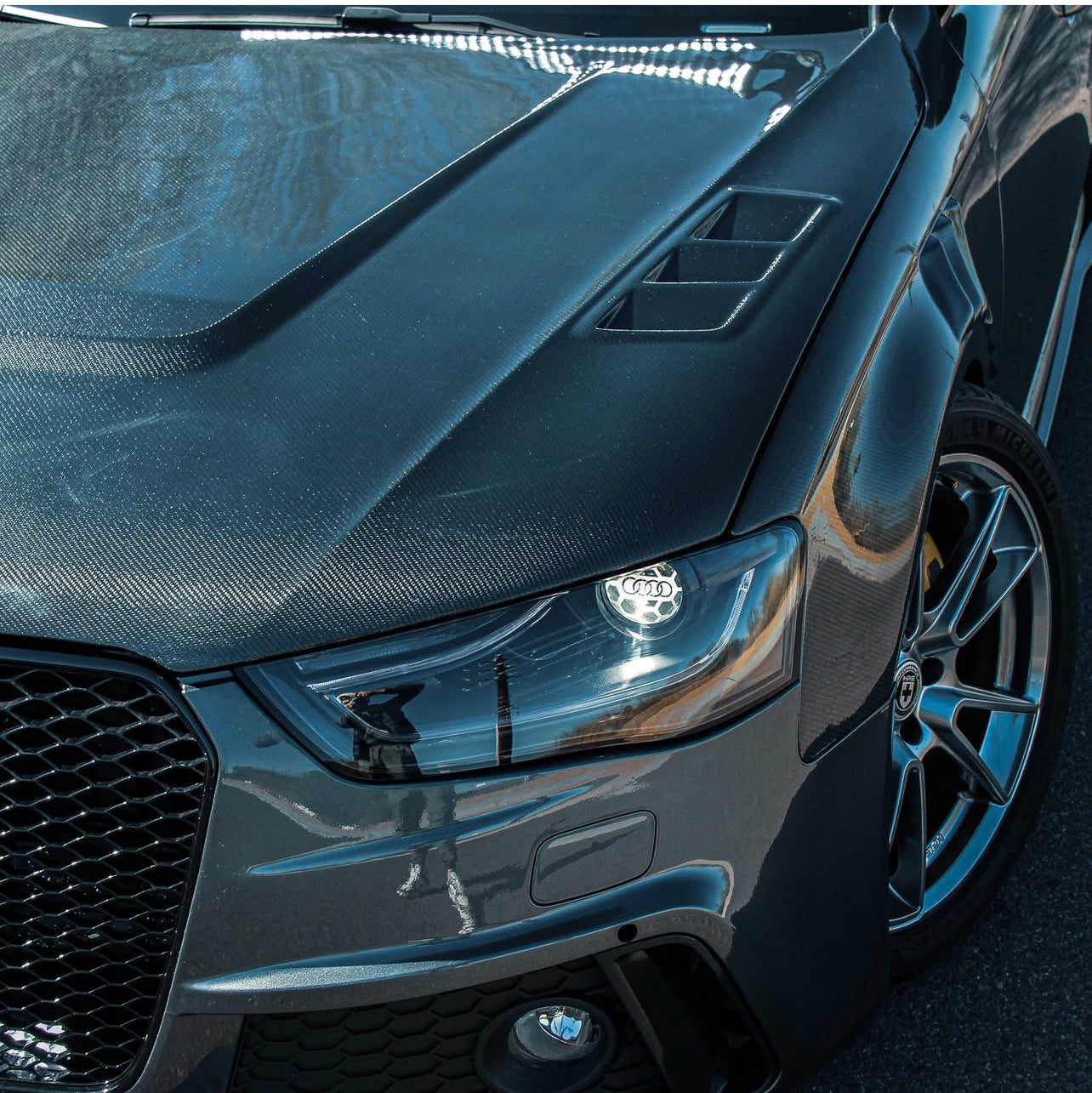 Audi A4/S4 B8.5 Carbon Fiber Hood (2013-2016)