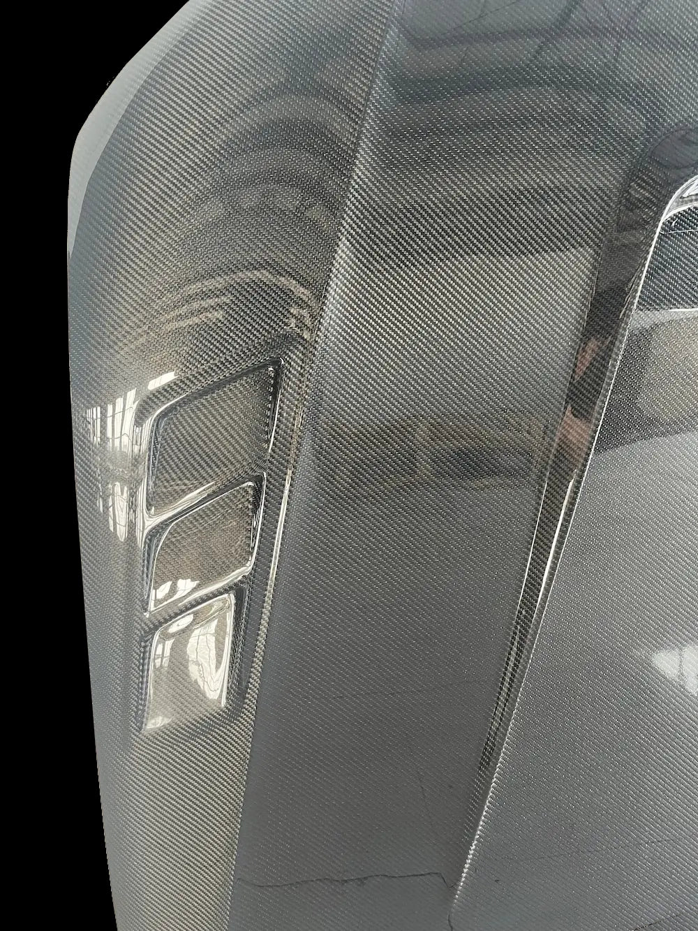A6 C7 Carbon Fiber Car Front Engine Hood Bonnet Fit for Audi A6 C7 (2012-2016)