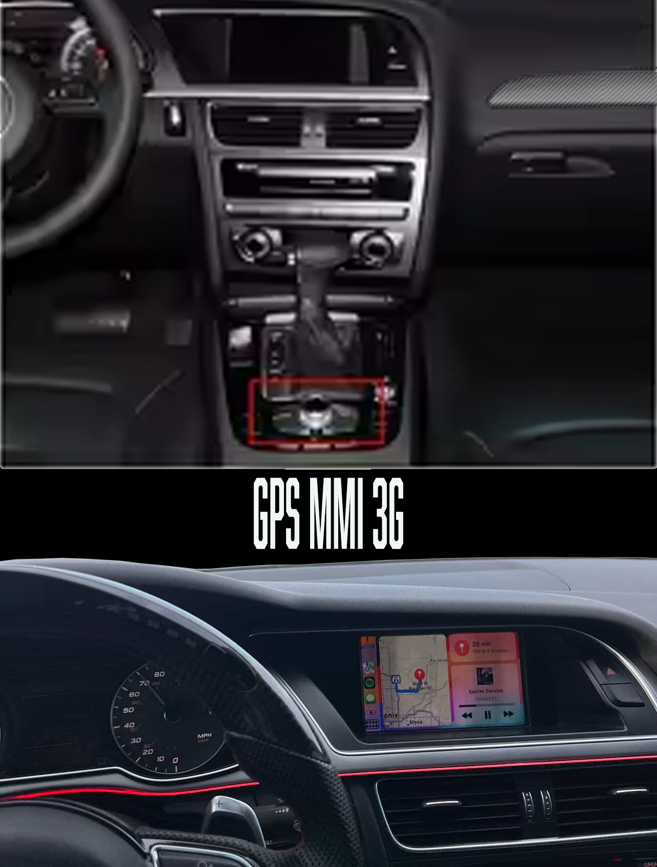 Apple Carplay Update W/ Factory Screen B8/B8.5 A4-S4/A5-S5/Q5-SQ5 2009-2015