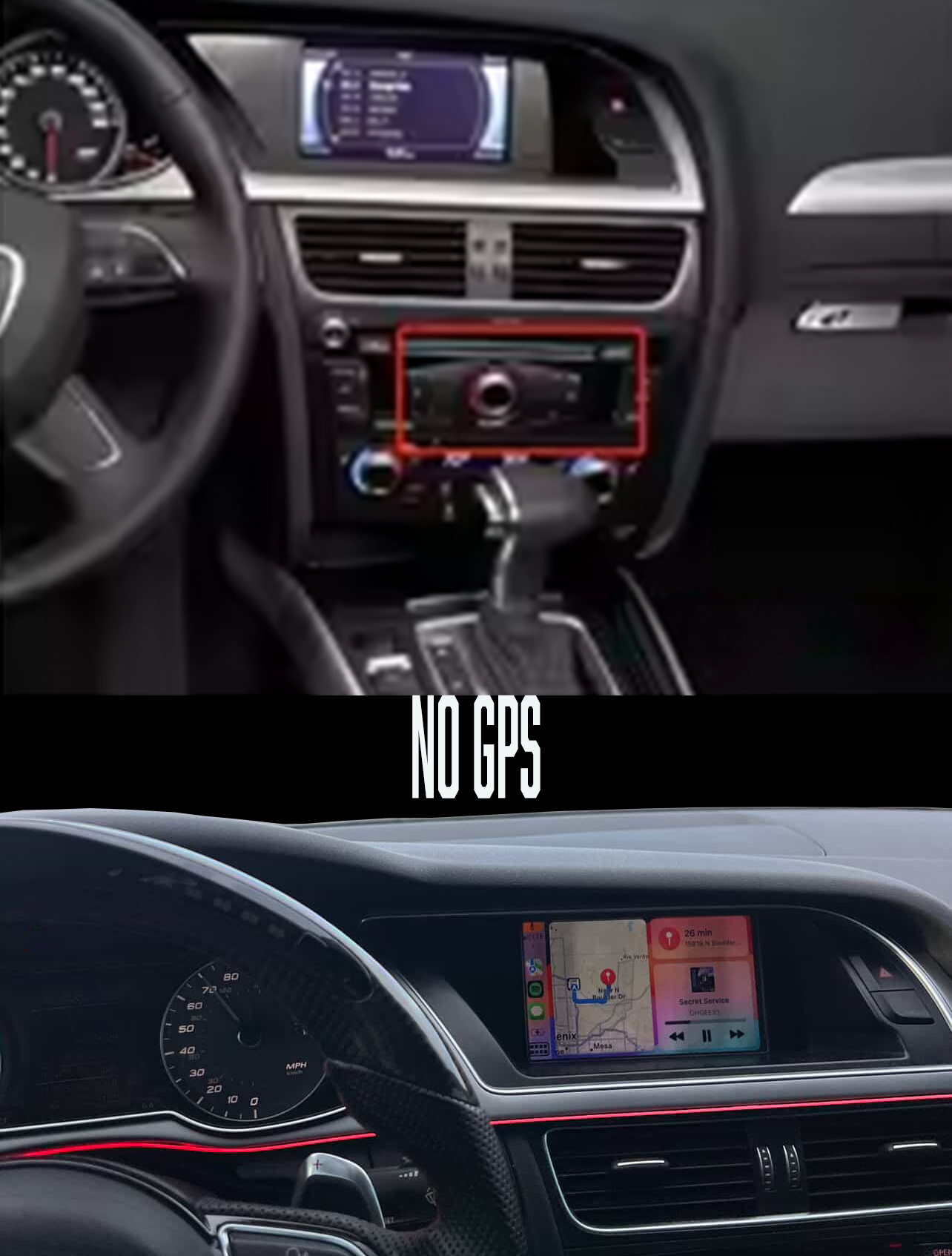 Apple Carplay Update W/ Factory Screen B8/B8.5 A4-S4/A5-S5/Q5-SQ5 2009-2015