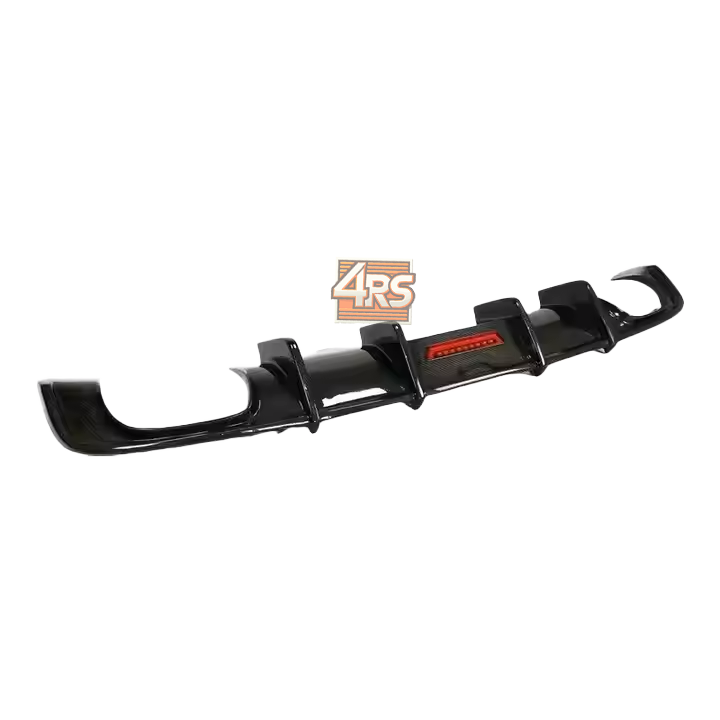 A5/S5 B8 Carbon Fiber Rear Diffuser with Integrated Light 2008-2011