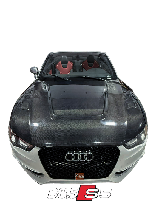 Audi A5/S5 B8.5 High-Quality Carbon Fiber Engine Hood Bonnet (2013-2016)