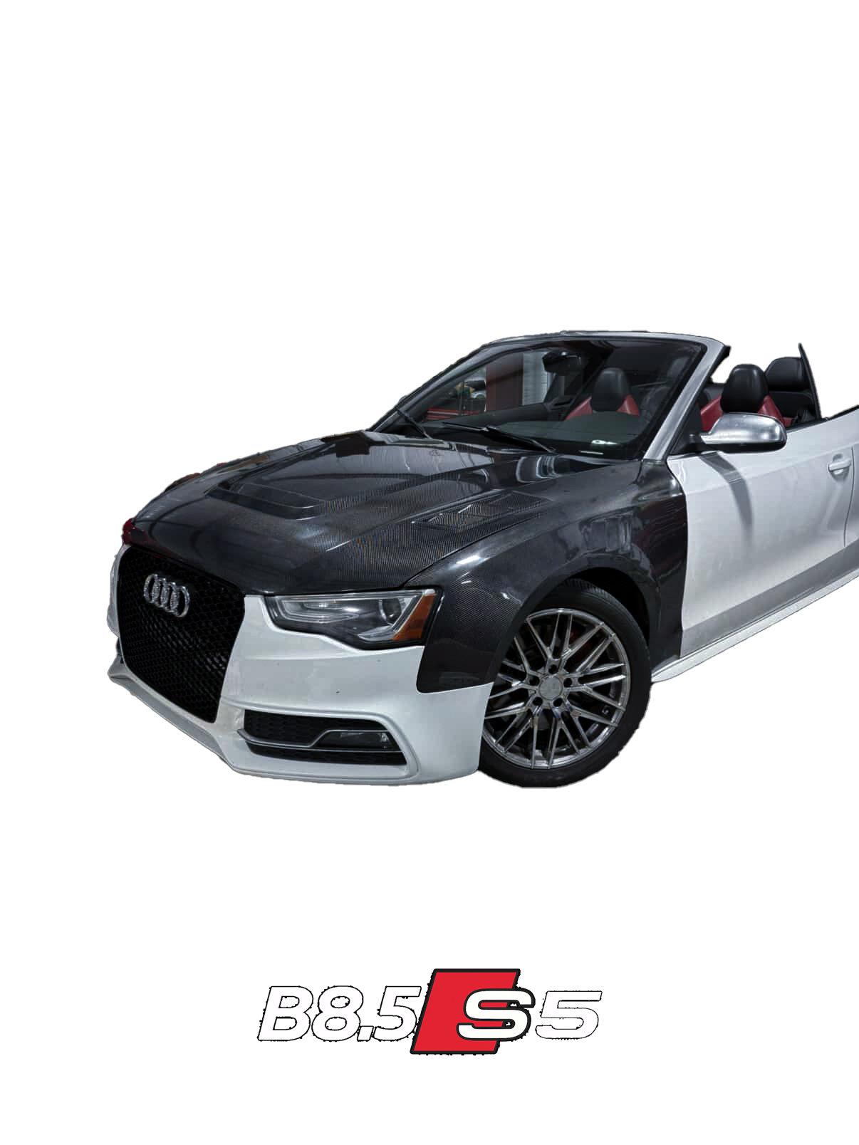 B8.5 S5 Vented Carbon Fiber Fenders (2013 - 2016)