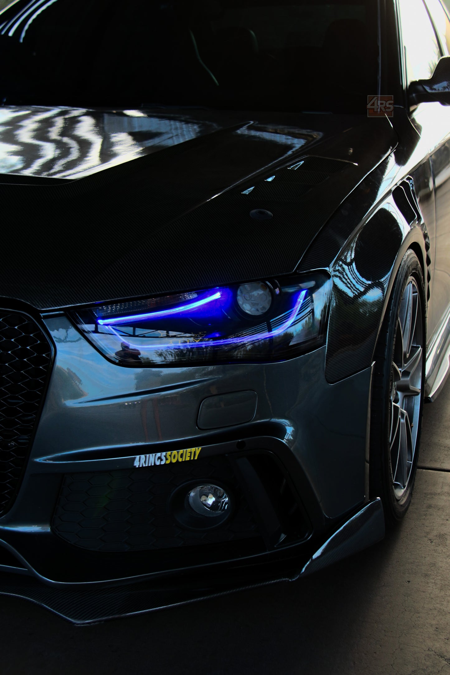 RGB Bluetooth DRL Upgrade Kit for B8.5 Audi S4/S5 Headlights - DIY
