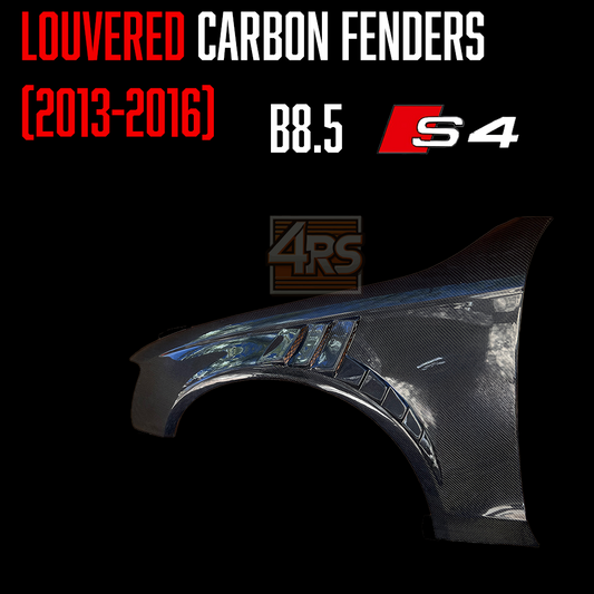 Audi B8.5 S4 Vented Carbon Fiber Fenders (2013-2016)