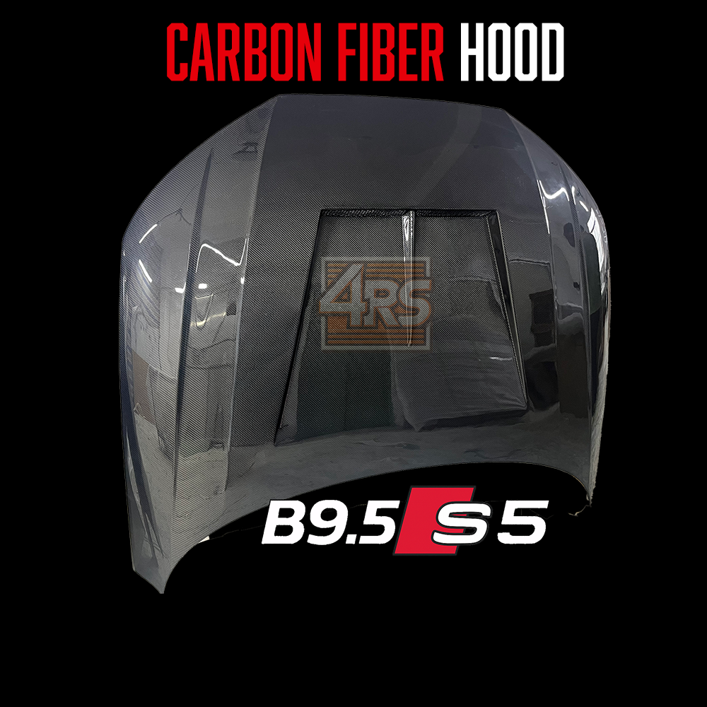 4RS B9.5 A5/S5 Carbon Fiber Hood