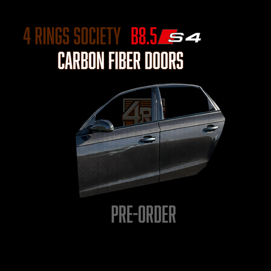 Carbon Fiber Doors Full Set – Audi B8.5 S4 (2013–2016)