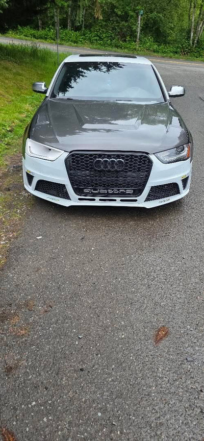Audi B8/B8.5 S4/S5 Carbon Fiber Headlight Intake / Headlight Delete (2009–2016)
