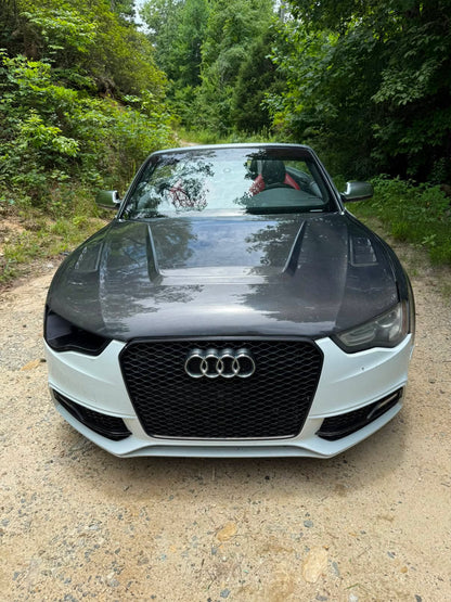 Audi B8/B8.5 S4/S5 Carbon Fiber Headlight Intake / Headlight Delete (2009–2016)