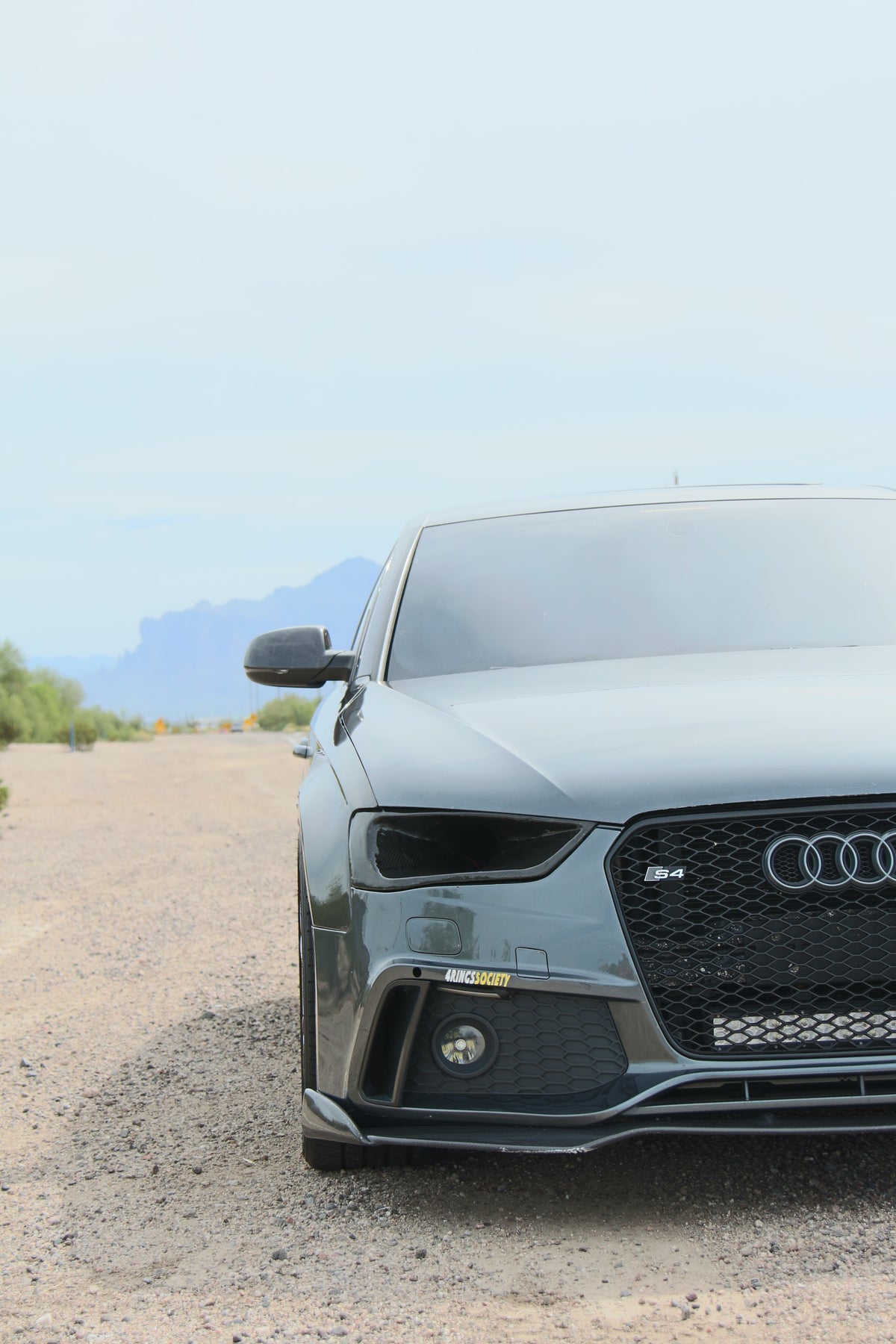 Audi B8.5 S4/S5 Carbon Fiber Headlight Intake / Headlight Delete (2013–2016)