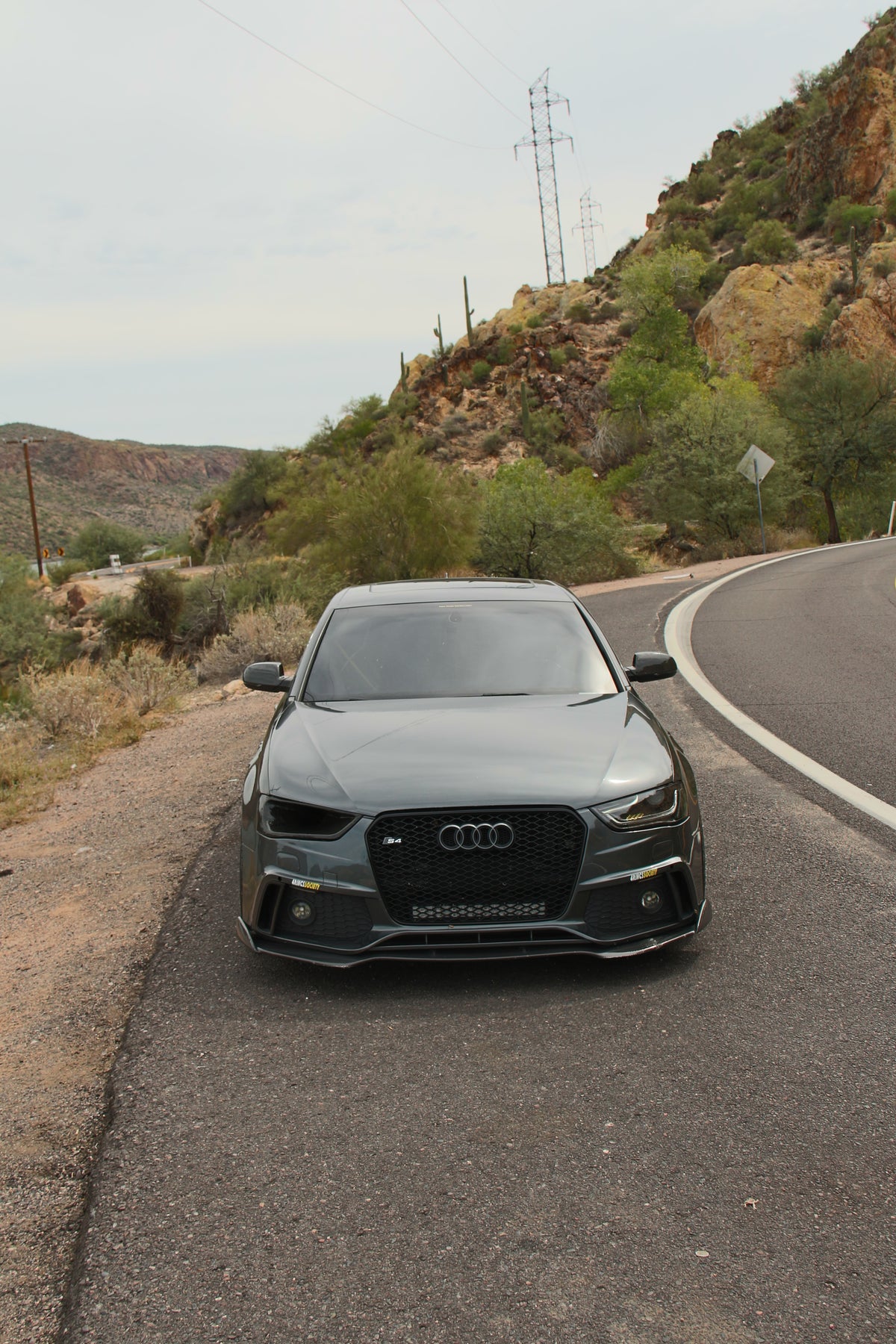 Audi B8.5 S4/S5 Carbon Fiber Headlight Intake / Headlight Delete (2013–2016)