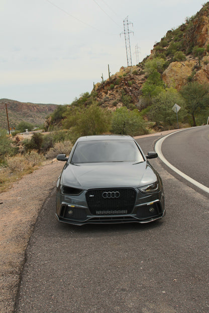 Audi B8.5 S4/S5 Carbon Fiber Headlight Intake / Headlight Delete (2013–2016)