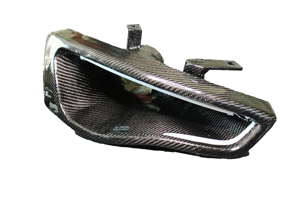 Audi B8.5 S4/S5 Carbon Fiber Headlight Intake / Headlight Delete (2013–2016)