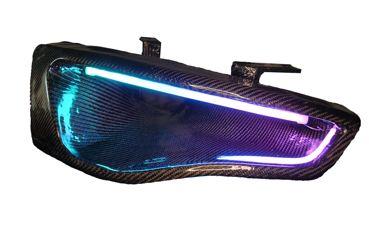 Audi B8.5 S4/S5 Carbon Fiber Headlight Intake / Headlight Delete (2013–2016)