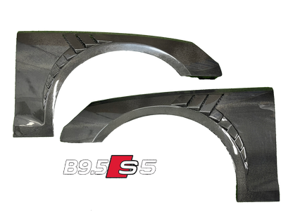 4RS B9.5 A5/S5 Carbon Fiber Vented Fenders