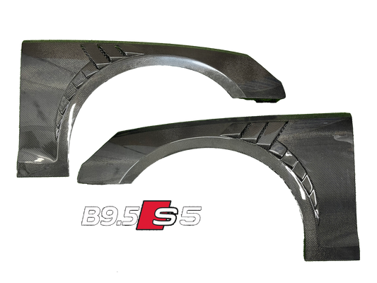 4RS B9.5 A5/S5 Carbon Fiber Vented Fenders