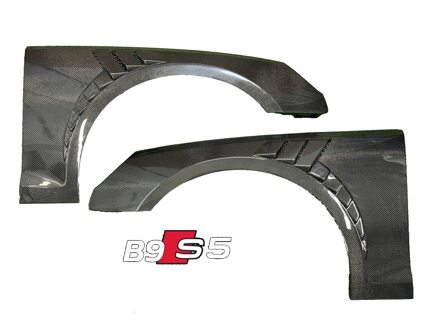 4RS B9 A5/S5 Carbon Fiber Vented Fenders