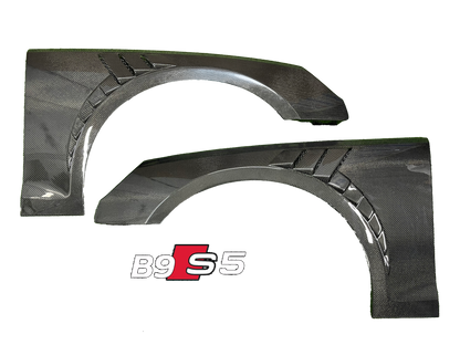 4RS B9 A5/S5 Carbon Fiber Vented Fenders