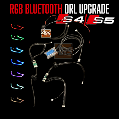 RGB Bluetooth DRL Upgrade Kit for B8.5 Audi S4/S5 Headlights - DIY