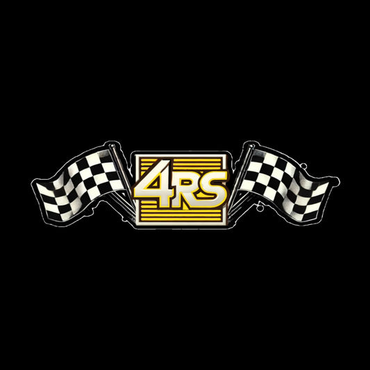 4RS Yellow Racing stickers