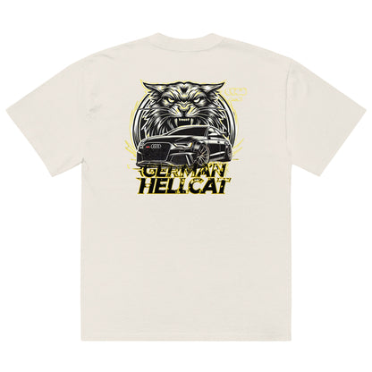 Oversized faded "German Hellcat" T-shirt