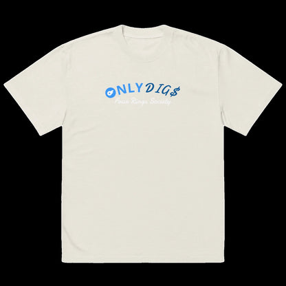 Oversized faded "Only Dig$" t-shirt