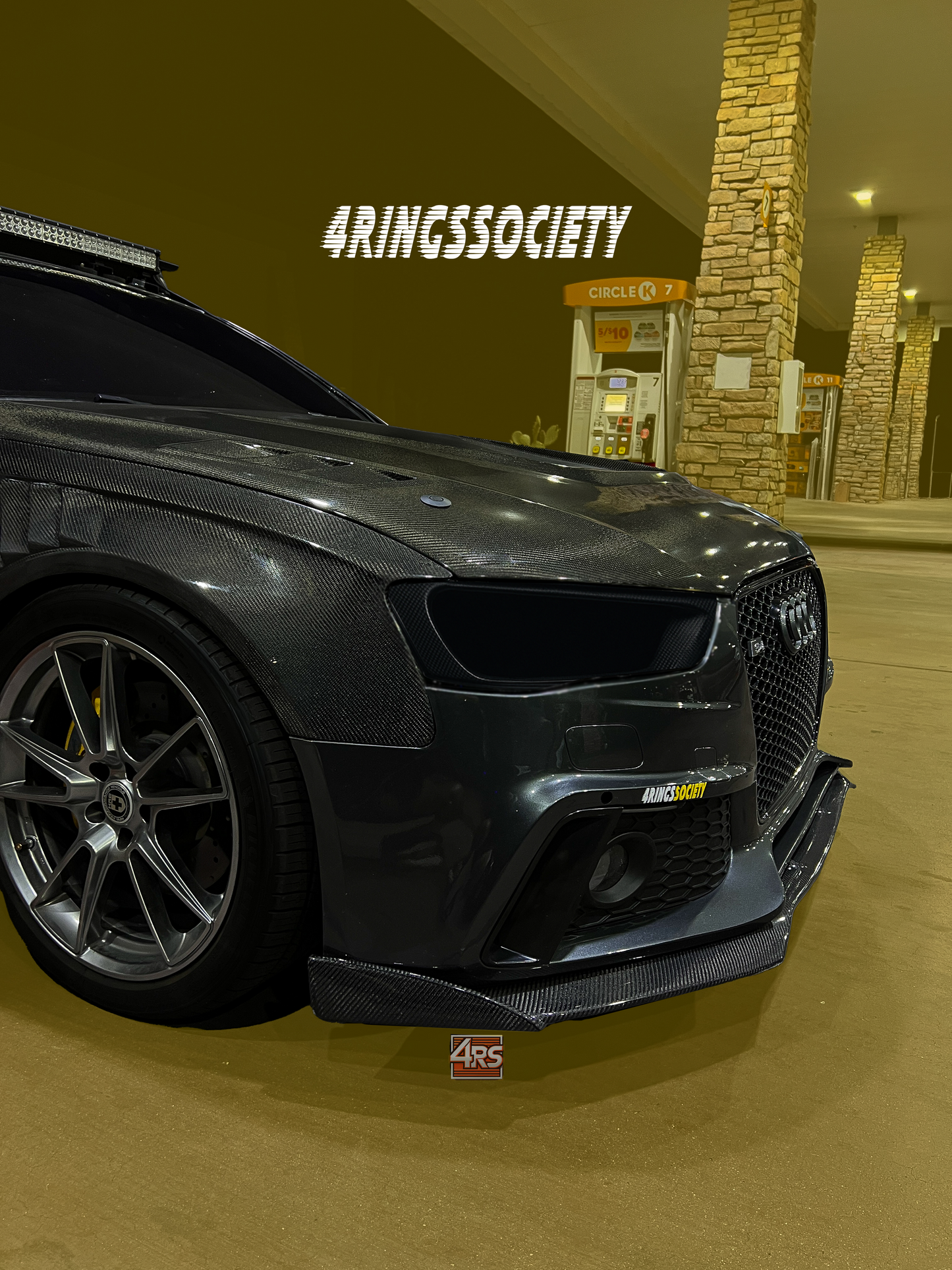 Carbon Fiber Headlight Intake / Headlight Delete – Audi B8.5 S4 / S5 (2013–2016) PRE_ORDER